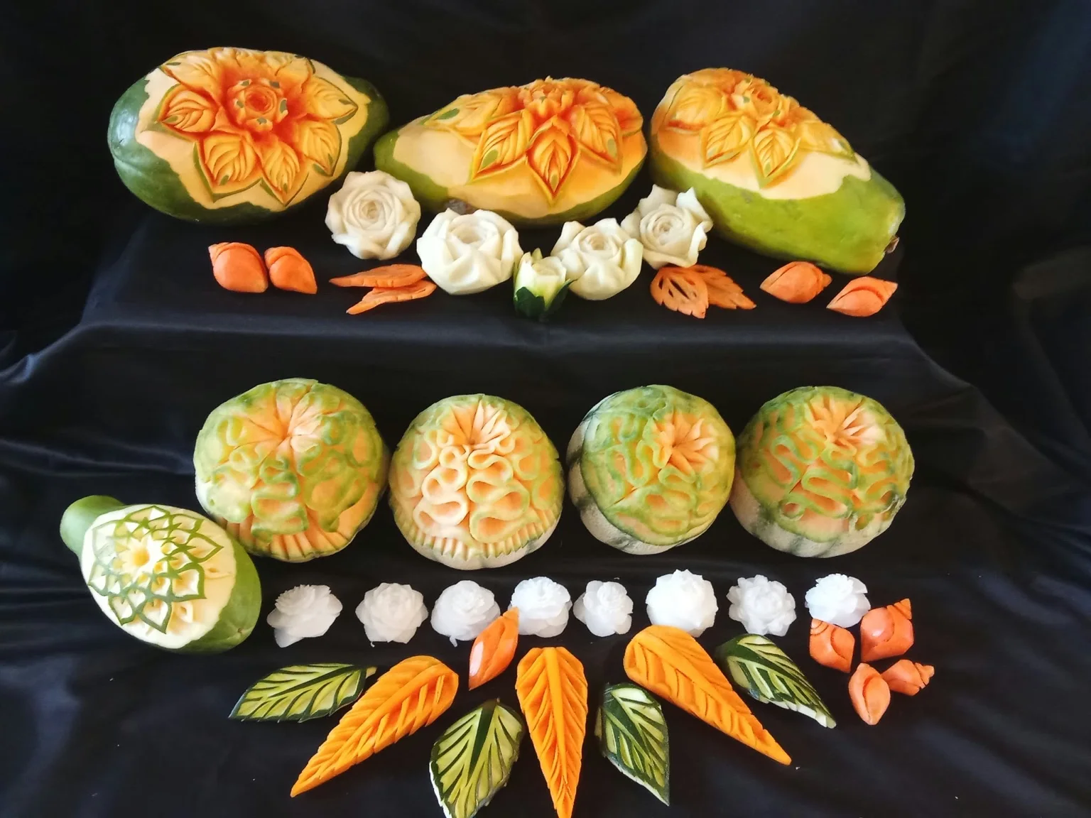 Sculptures sur fruits et légumes — visuel 12
