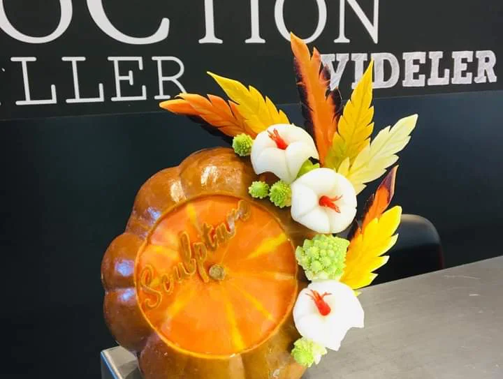 Sculptures sur fruits et légumes — visuel 1